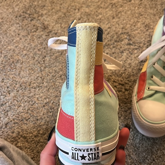 Multicolored Platform Converse! - Picture 4 of 4